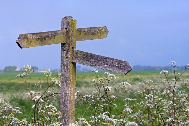 Picture of a wooden fingerpost